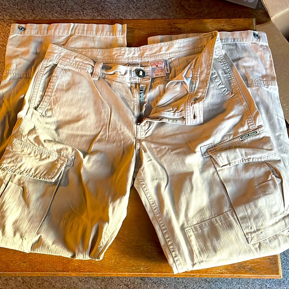 Lucky Brand cargo hiking pants size 12/31
